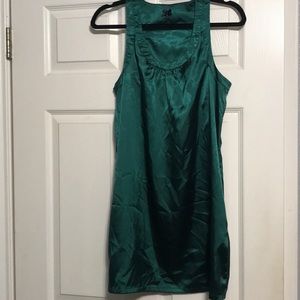 Emerald Green Slip-On Dress